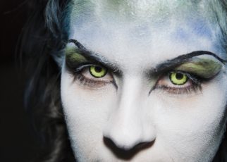 Halloween contact lenses