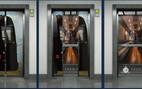 Innovative way of Promoting: Lift Door Advertising