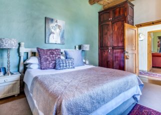 Blue Colour bedroom look